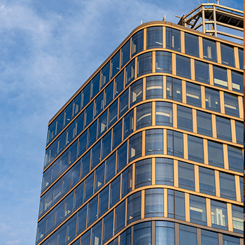 Children's Hospital of Philadelphia (CHOP) PAOB curved glass insulated glass Cristacurva